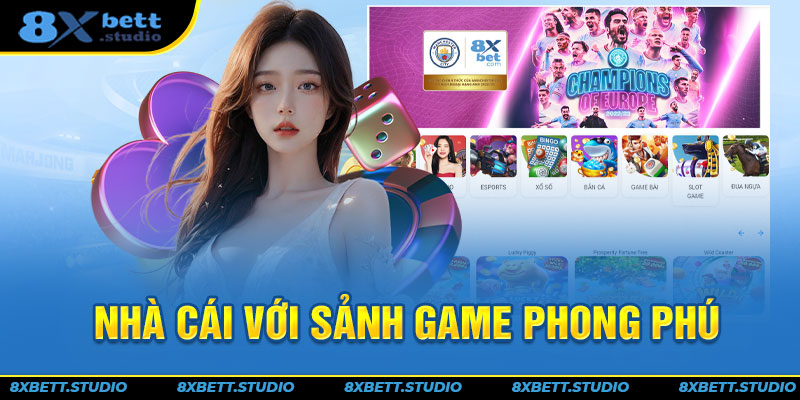 Nhà cái với sảnh game phong phú